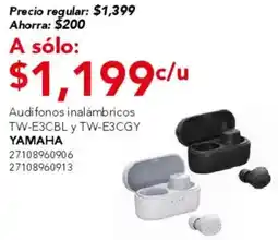 City Club Yamaha audifonos inalámbricos oferta