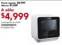City Club Farberwave lavavajillas portátil oferta