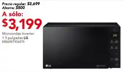 City Club Lg microondas inverter oferta
