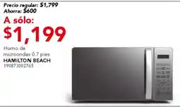 City Club Hamilton beach horno de microondas oferta