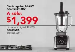 City Club Gourmia licuadora digital oferta
