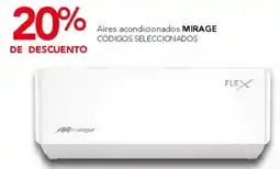 City Club Mirage aires acondicionados códigos seleccionados oferta