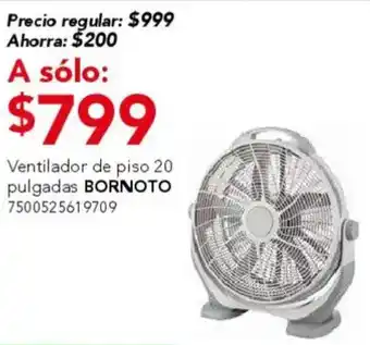 City Club Bornoto ventilador de piso oferta