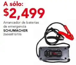 City Club Schumacher arrancador de baterías de emergencia oferta