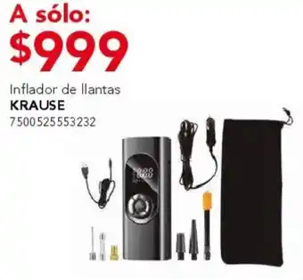City Club Krause inflador de llantas oferta