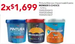 City Club Member's choice pintura blanca e impermeabilizante oferta