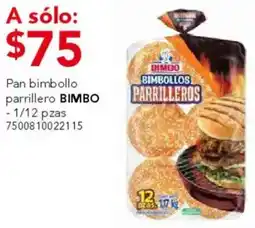 City Club Bimbo pan bimbollo parrillero oferta