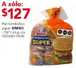 City Club Bimbo pan bimbollos super oferta