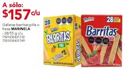 City Club Marinela galletas barritas piña o fresa oferta