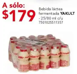 City Club Yakult bebida láctea fermentada oferta