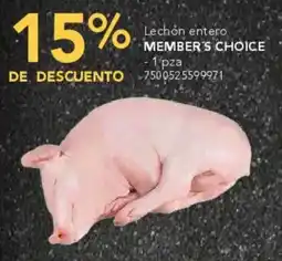 City Club Member's choice lechon entero oferta