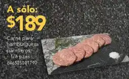 City Club Carne para hamburguesa parrilleros oferta