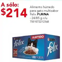 City Club Purina felix alimento húmedo para gato multisabor oferta