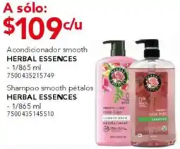 City Club Herbal essences acondicionador smooth oferta