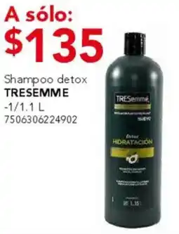 City Club Tresemmé shampoo detox oferta