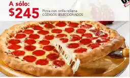 City Club Pizza con orilla rellena códigos seleccionados oferta