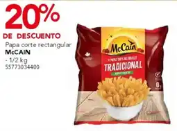 City Club McCain papa corte rectangular oferta