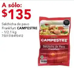 City Club Campestre frankfurt salchicha de pavo oferta