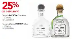 City Club Patrón tequila cristalino oferta