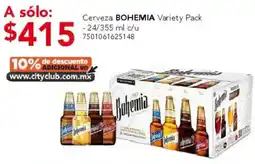 City Club Bohemia cerveza variety pack oferta