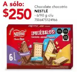 City Club Nestlé chocolate chocotrio oferta