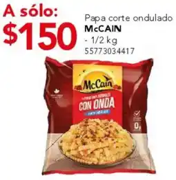 City Club McCain papa corte ondulado oferta