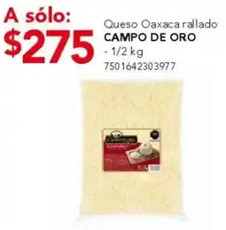 City Club Campo de oro queso oaxaca rallado oferta