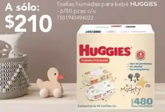 City Club Huggies toallas húmedas para bebé oferta