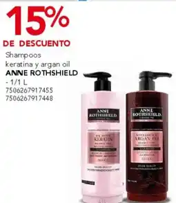 City Club Anne rothshield shampoos keratina y argan oil oferta