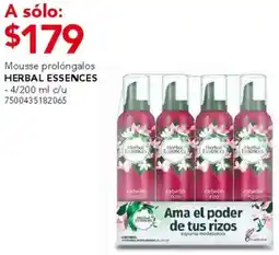 City Club Herbal essences mousse prolóngalos oferta