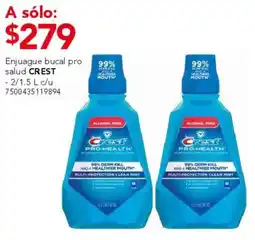 City Club Crest enjuague bucal pro salud oferta