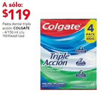 City Club Colgate pasta dental triple acción oferta