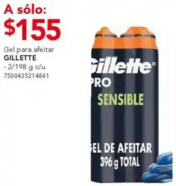 City Club Gillette gel para afeitar oferta