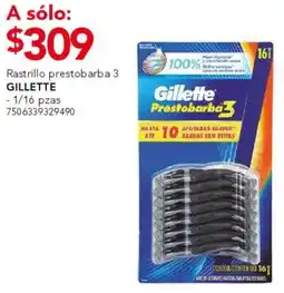 City Club Gillette rastrillo prestobarba 3 oferta