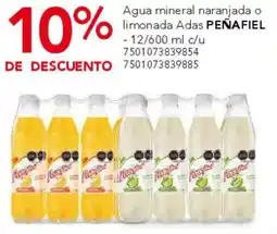 City Club Peñafiel agua mineral naranjada o limonada adas oferta