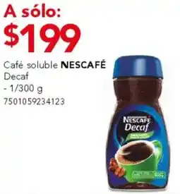 City Club Nescafé decaf café soluble oferta