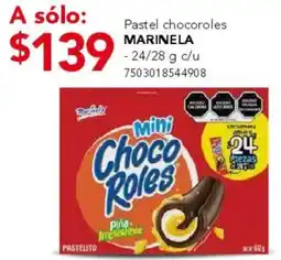 City Club Marinela pastel chocoroles oferta