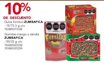 City Club Zumbapica dulce forritos oferta
