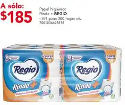 City Club Regio rinde+ papel higiénico oferta