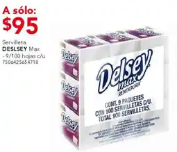 City Club Deslsey max servilleta oferta