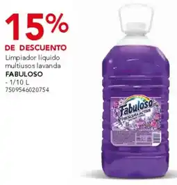City Club Fabuloso limpiador líquido multiusos lavanda oferta