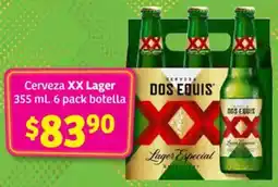 Soriana Híper XX lager cerveza oferta