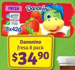 Soriana Híper Danonino fresa oferta