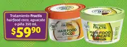 Soriana Híper Fructis tratamiento hairfood coco, aguacate oferta