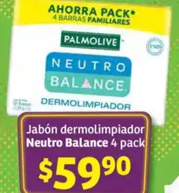 Soriana Híper Palmolive neutro balance jabón dermolimpiador oferta