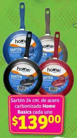 Soriana Híper Home basics sartén oferta