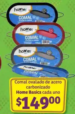 Soriana Híper Home basics comal ovalado de acero carbonizado oferta