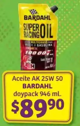 Soriana Híper Bardahl aceite oferta