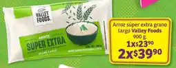 Soriana Híper Valley foods arroz súper extra grano largo oferta