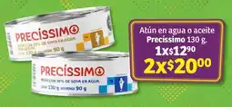 Soriana Híper Precíssimo atún en agua o aceite oferta